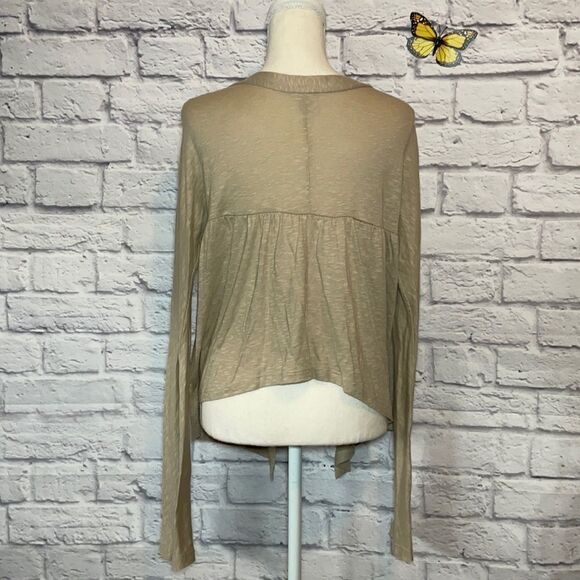 LUCY Love Tie Front Long Sleeve Cardigan Size Large - Picture 5 of 11